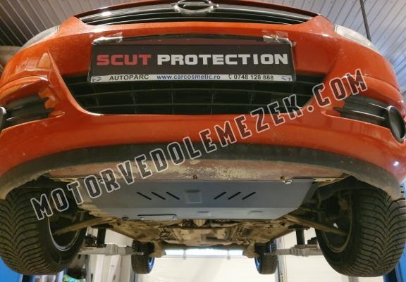 Steel skid plate for Opel Corsa D