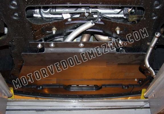 Steel skid plate for Peugeot 607