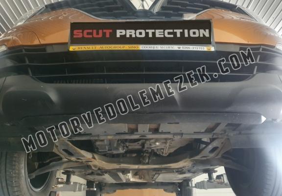 Steel skid plate for the protection of the engine and the gearbox for Renault Clio 3