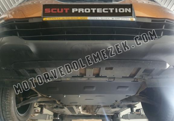 Steel skid plate for the protection of the engine and the gearbox for Renault Clio 3