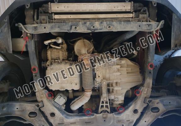 Steel skid plate for SsangYong Tivoli