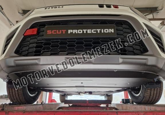 Steel skid plate for SsangYong Tivoli