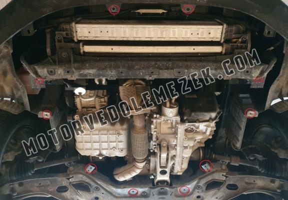 Steel skid plate for SsangYong Korando