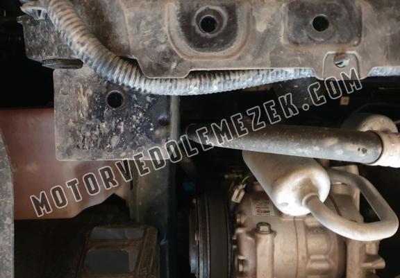 Steel skid plate for SsangYong Korando