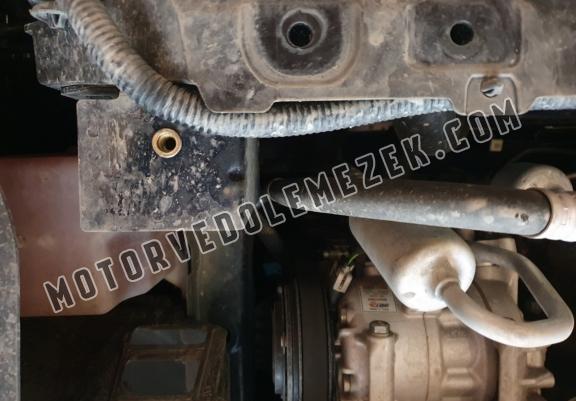 Steel skid plate for SsangYong Korando