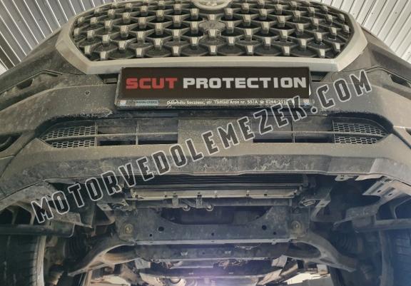 Steel skid plate for SsangYong Rexton