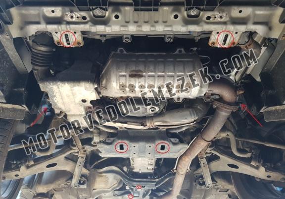 Steel skid plate for Subaru Forester 4