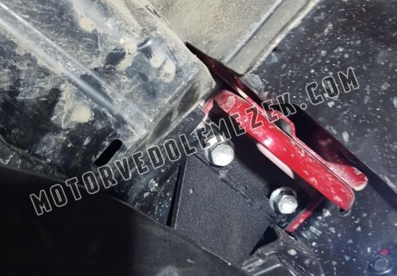Steel skid plate for the protection of the engine and the gearbox for Suzuki S-Cross