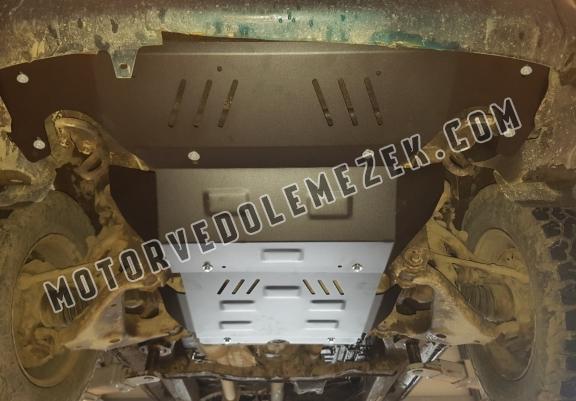 Steel skid plate for the protection of the engine and the radiator for Toyota Hilux