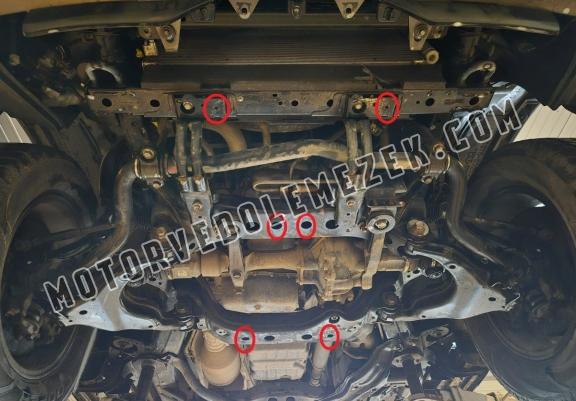 Acél kapcsolószekrény, hütő védőlemez Lexus GX460