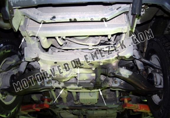 Steel skid plate for Toyota Land Cruiser J100