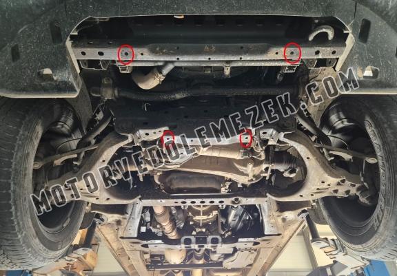 Steel radiator skid plate for Isuzu D-Max