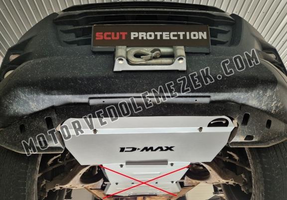Steel radiator skid plate for Isuzu D-Max