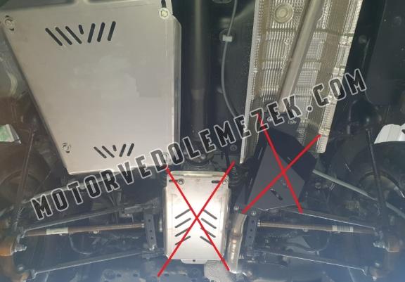 Aluminum fuel tank skid plate  for Dacia Duster