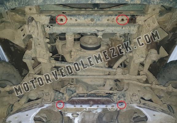 Steel skid plate for Toyota Hilux
