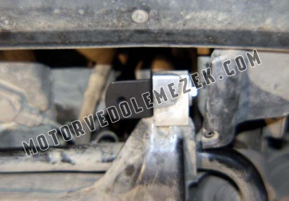 Steel skid plate for Porsche Cayenne