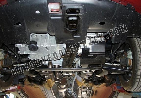 Steel skid plate for Volvo V40