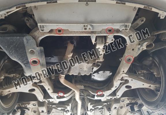 Steel skid plate for Opel Zafira B