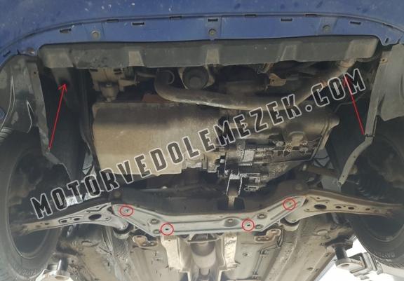 Steel skid plate for VW Polo petrol