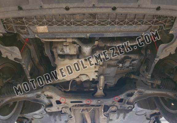 Steel skid plate for Skoda Scala