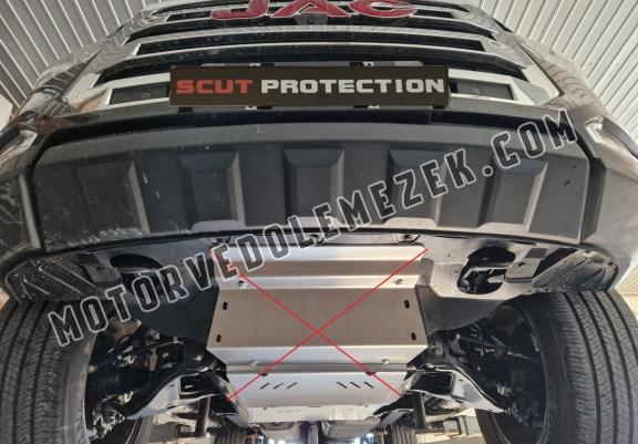 Aluminum gearbox skid plate for Jac T8