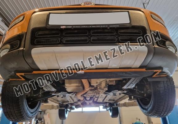 Steel skid plate for Fiat Panda 4x2