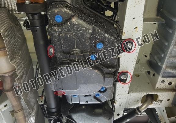 Steel AdBlue tank plate for Ford Transit