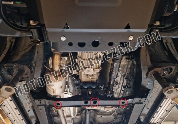 Steel gearbox skid plate for Evo Cross 4