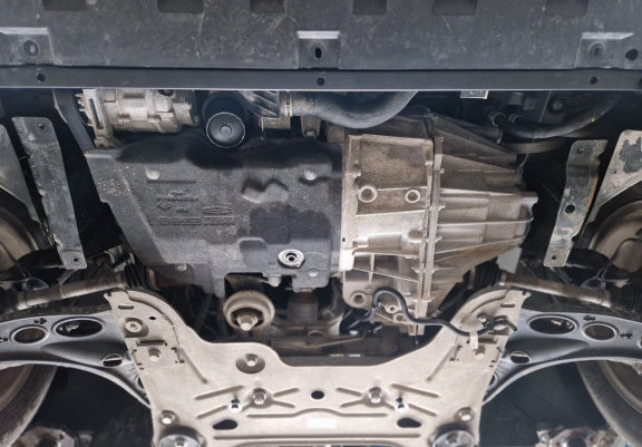 Aluminium motor, kapcsolószekrény védőlemez Renault Trafic