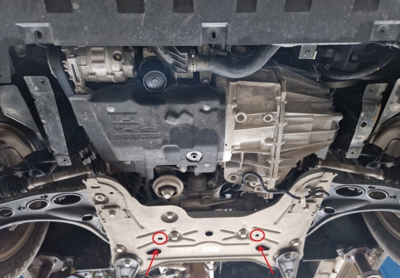Aluminium motor, kapcsolószekrény védőlemez Renault Trafic