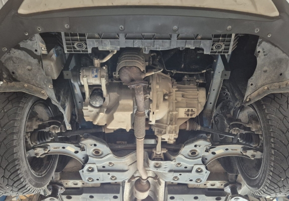 Acél motor, kapcsolószekrény, hütő védőlemez MG ZS