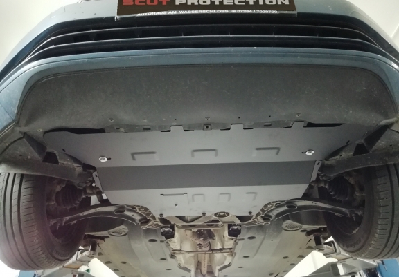 Acél motor, sebességváltó, hűtő, első lökhárító védőlemez VW Tayron