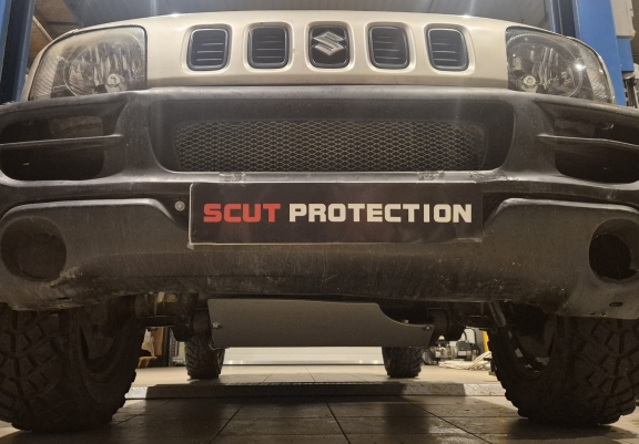Aluminium motor, kapcsolószekrény védőlemez Suzuki Jimny