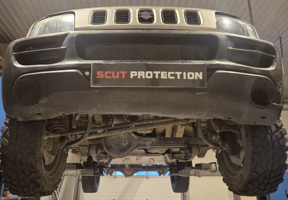 Aluminium motor, kapcsolószekrény védőlemez Suzuki Jimny