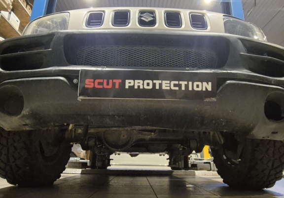 Aluminium motor, kapcsolószekrény védőlemez Suzuki Jimny