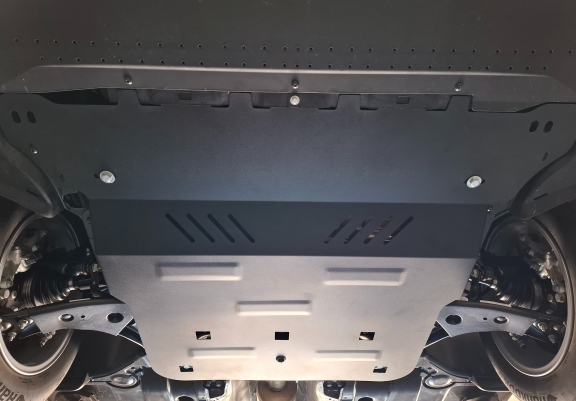 Acél motor, kapcsolószekrény, hűtő védőlemez Skoda Superb 4