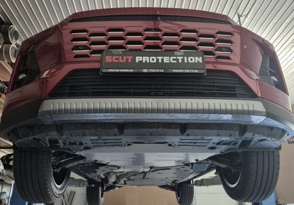 Acél motor, sebességváltó, hűtő, első lökhárító védőlemez Toyota Rav4