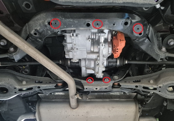 Alumínium differenciálmű védőlemez Toyota Rav4