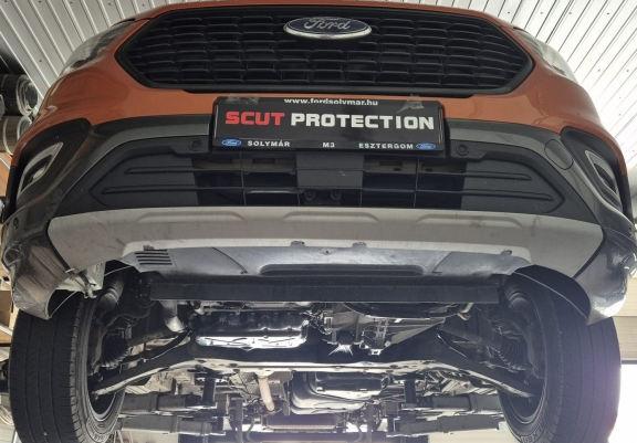 Alumínium motor, kapcsolószekrény, hűtő védőlemez Ford Transit Custom - FWD