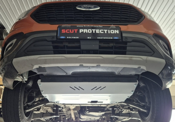 Alumínium motor, kapcsolószekrény, hűtő védőlemez Ford Transit Custom - FWD