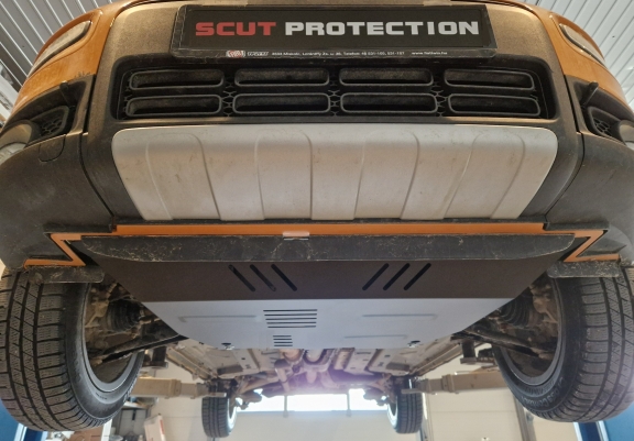 Acél motor, sebességváltó, hűtő, első lökhárító védőlemez Fiat Panda 4x2