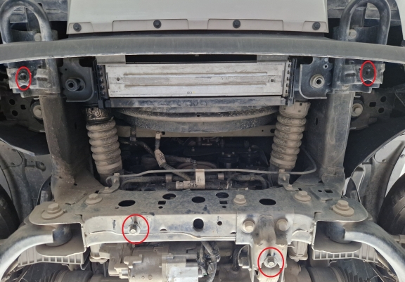 Alumínium hűtő védőlemez Ford Ranger 