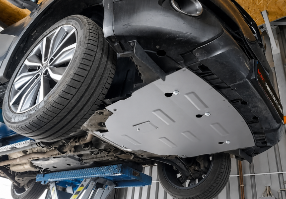 Aluminium motor, kapcsolószekrény védőlemez Renault Kadjar