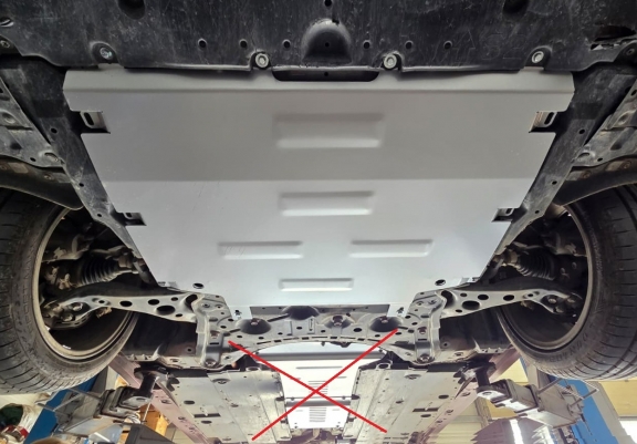 Alumínium motor, sebességváltó, hűtő, első lökhárító védőlemez Suzuki Swace