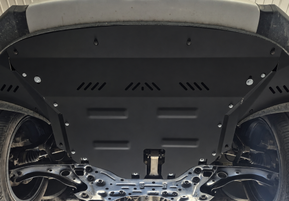 Acél motor, sebességváltó, hűtő, első lökhárító védőlemez Kia Sportage