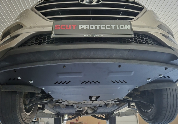Acél motor, sebességváltó, hűtő, első lökhárító védőlemez Hyundai IX35