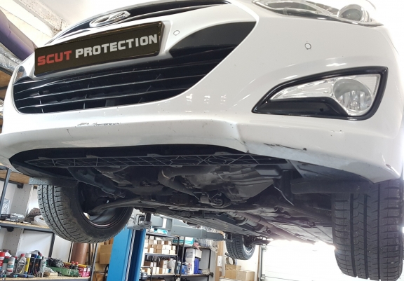 Acél motor, kapcsolószekrény védőlemez Hyundai i40