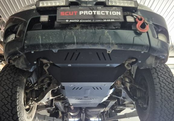 Acél motor, hűtő védőlemez Toyota Hilux