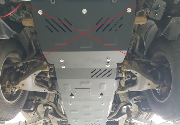 Acél kapcsolószekrény védőlemez Toyota 4Runner