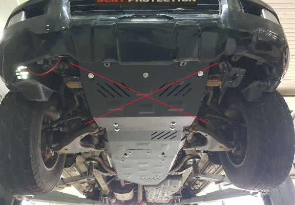 Acél kapcsolószekrény védőlemez Toyota 4Runner